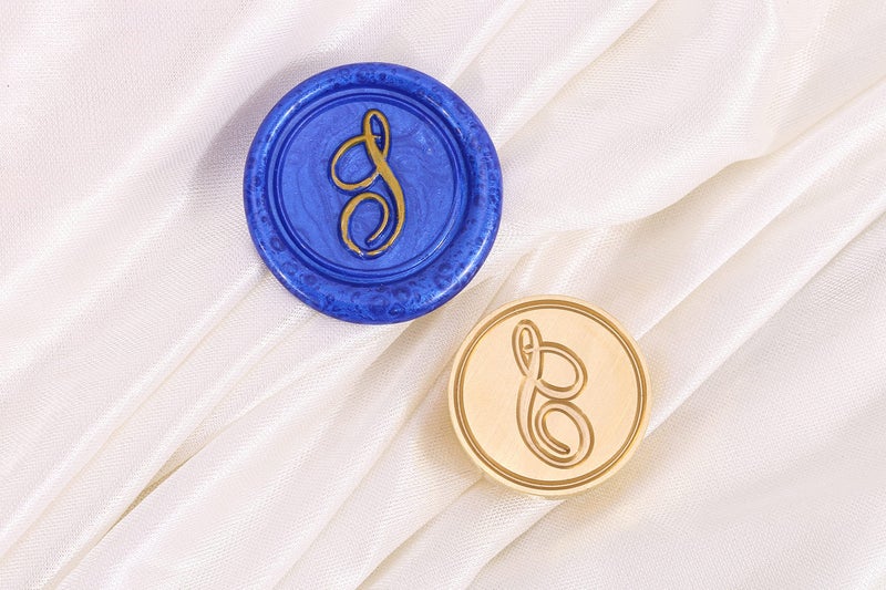Yoption Letter S Wax Seal Stamp, Yoption Vintage Brass Head Wooden Handle Initial Alphabet Sealing Wax Stamp for Wedding Envelopes Christmas Gift - Image 5